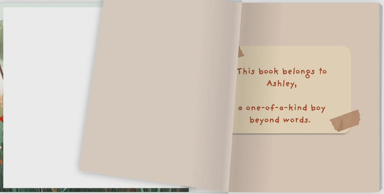 a view of all the pages in Who are You personalised storybook 